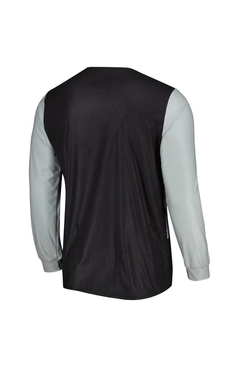 FOCO Men's FOCO Black Las Vegas Raiders Team Ugly Pajama Set, Alternate, color, 