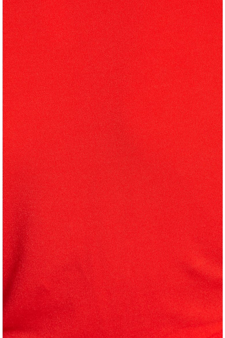 Sweetheart Neck Bodysuit, Alternate, color, RED BLOOM
