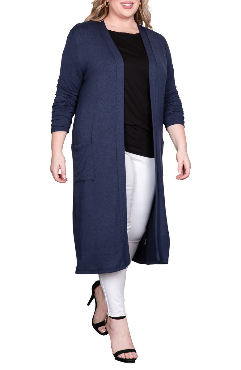 Standards & Practices Open Front Duster Cardigan, Alternate, color, 