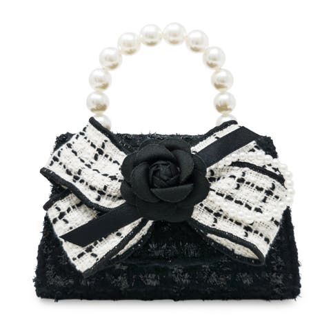 Coco Ribbon Bow Pearl Handbag