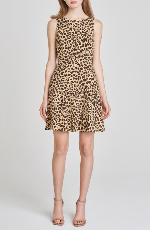 Natasha Leopard Print Minidress