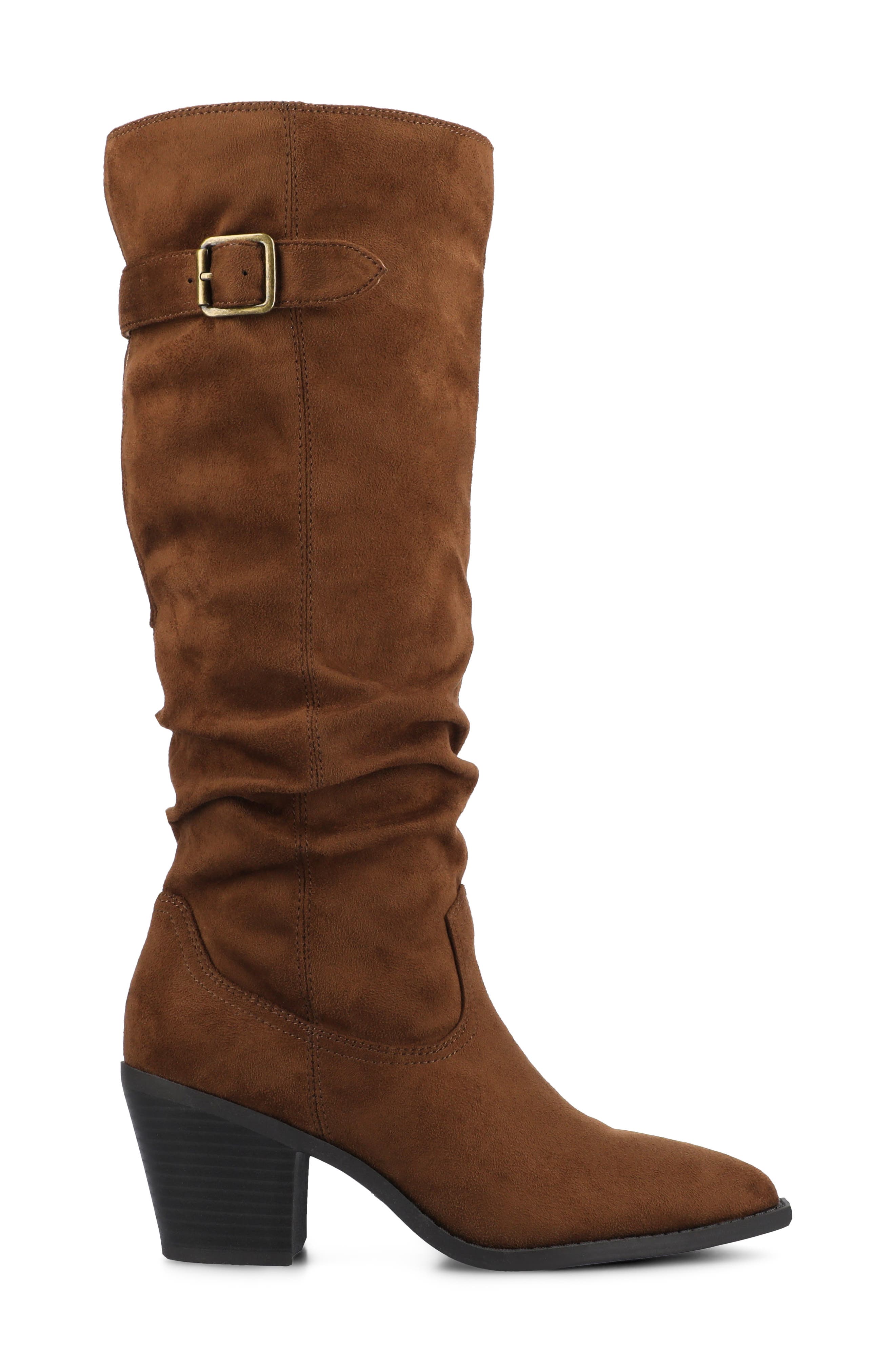 Kaleah Extra Wide Calf Boot, Alternate, color, BROWN