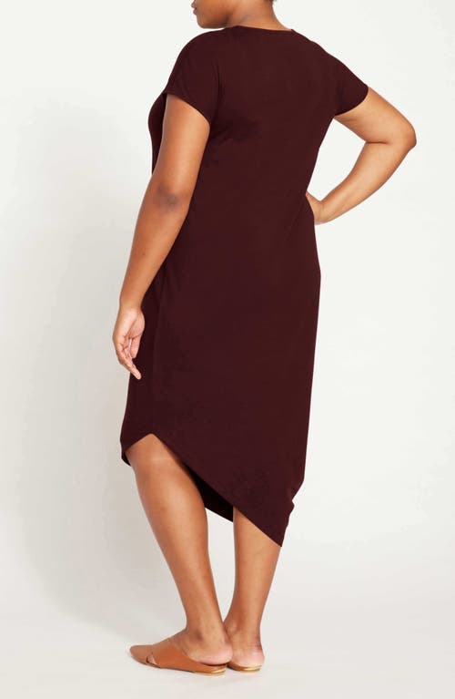 Universal Standard Geneva Dress In Black Cherry