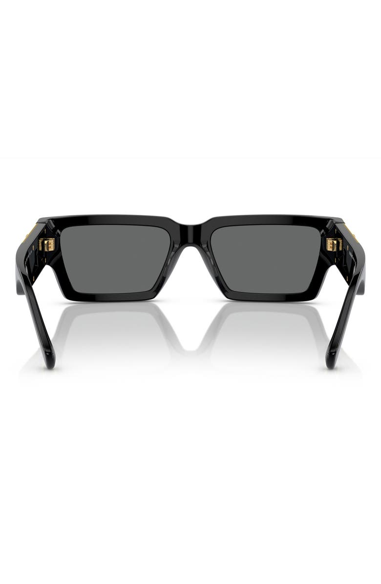 Versace 54mm Rectangular Sunglasses, Alternate, color,