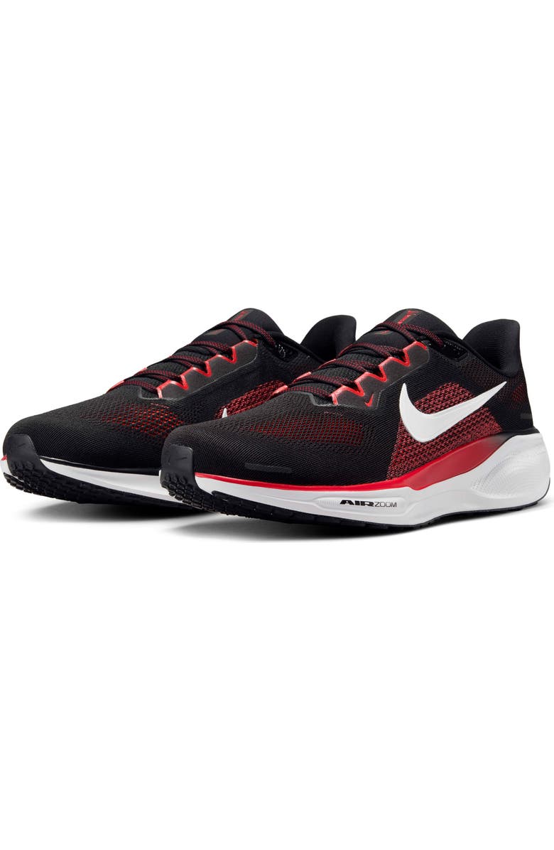 Nike Air Zoom Pegasus 41 Running Shoe, Main, color, Black/ Fire Red/ White