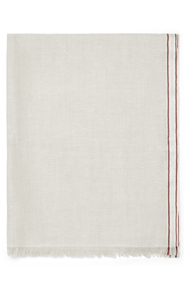 Brunello Cucinelli Scarf with selvedge, Main, color, Panama