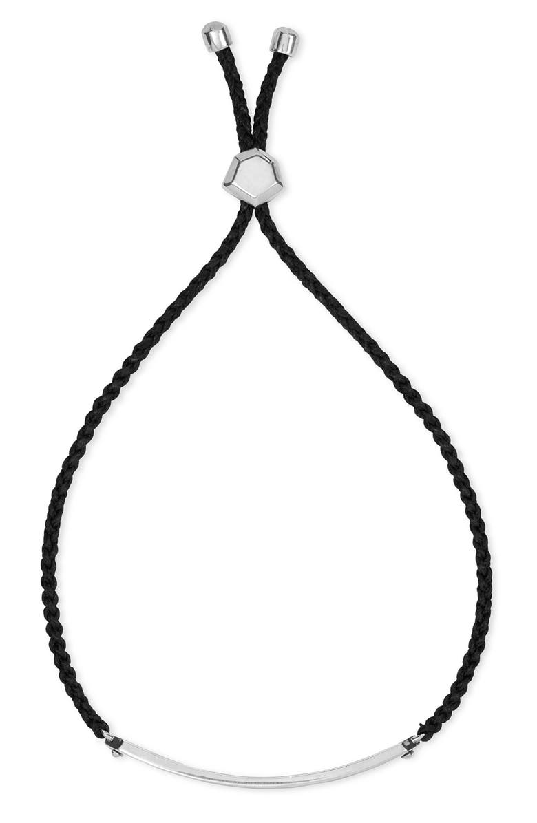 Kendra Scott Mattie Bar Corded Slider Bracelet, Alternate, color, 
