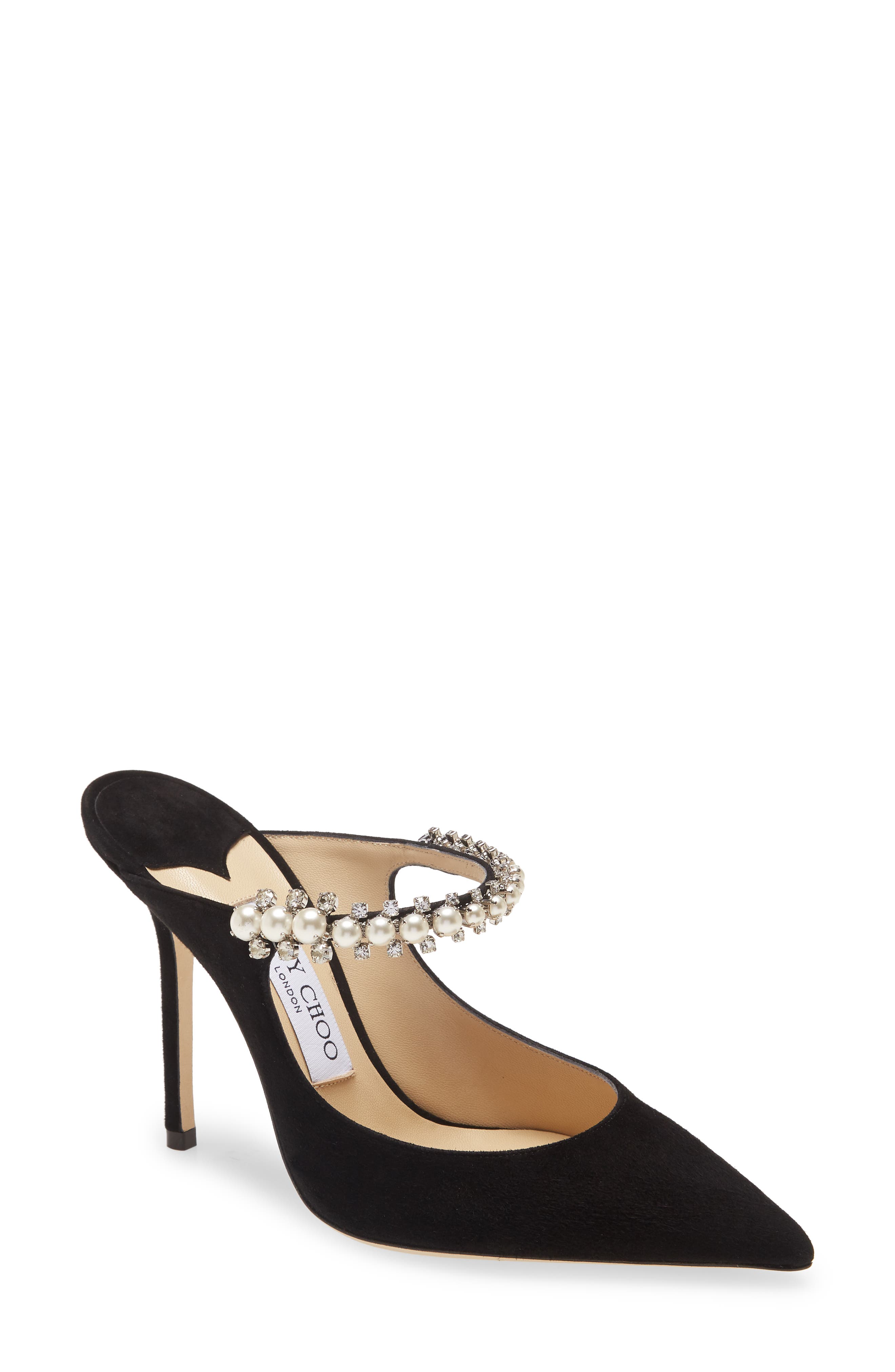Jimmy Choo Bing Embellished Mule, Main, color, 