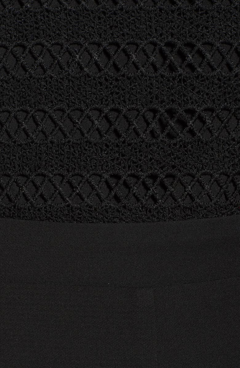 Adelyn Rae Mixed Media Jumpsuit, Alternate, color, 