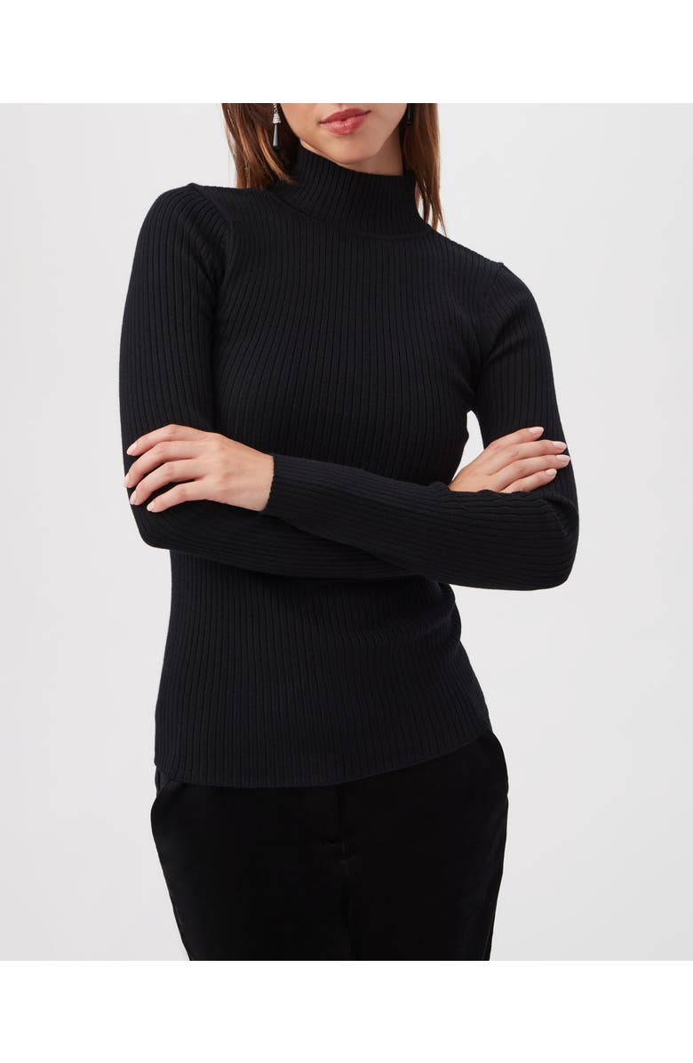 Trina Turk Sade Pullover, Alternate, color, Black