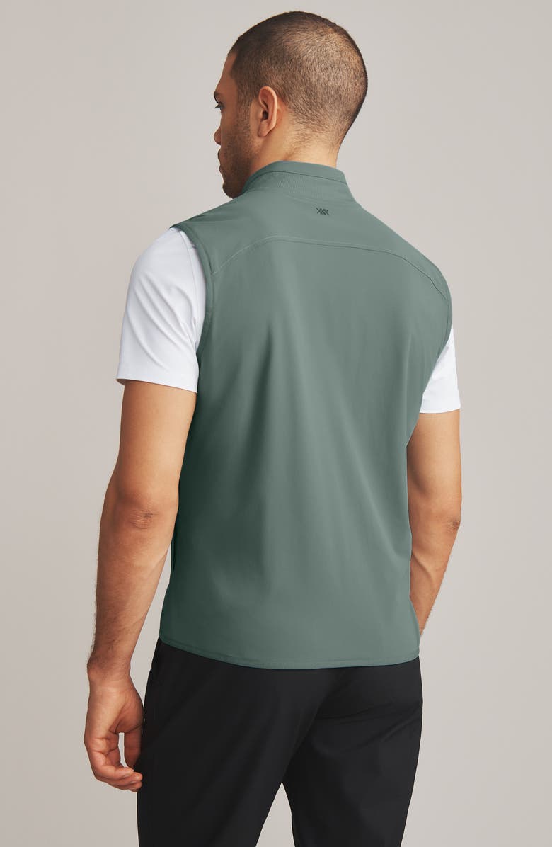 Rhone Top Flight Water Resistant Vest, Alternate, color, Tidal Green