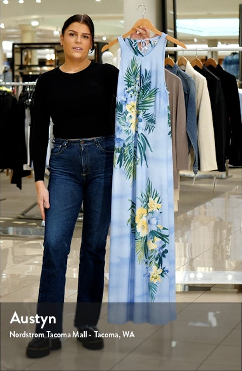 Jasmina Seaside Blooms Maxi Dress, sales video thumbnail