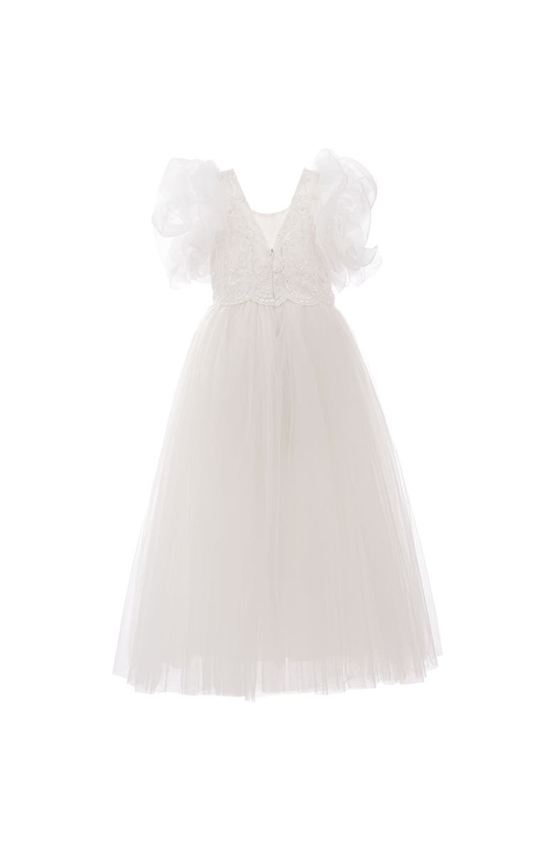 Tulleen Montclair Embroidered Dress, Alternate, color, White