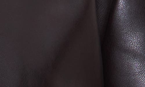 Pistola Bex Faux Leather Crop Jacket In Brown