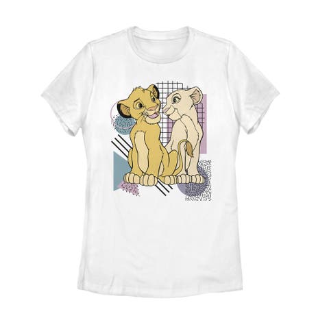 Women's Lion King Bold Retro Cub Love  Graphic T-Shirt