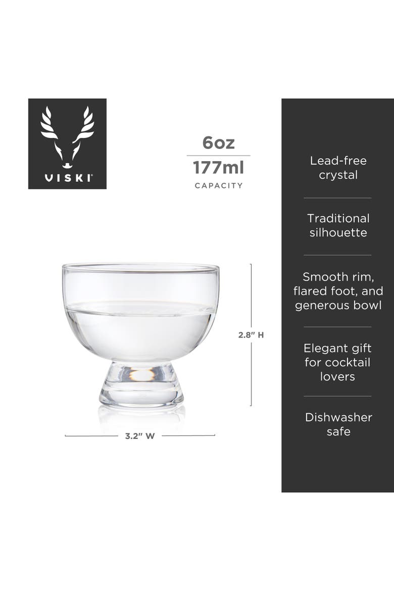Crystal Mezcal Glasses Set of 2, Alternate, color, Clear