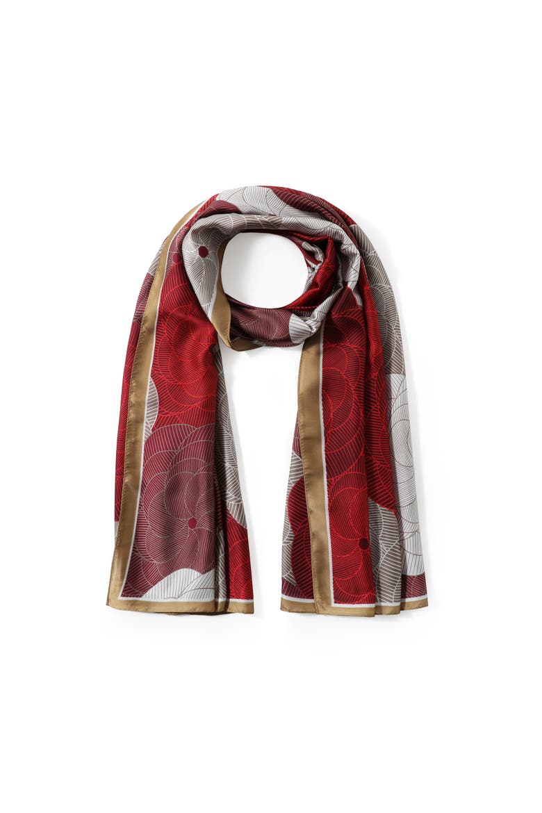 The Rosalie Scarf, Main, color, Red