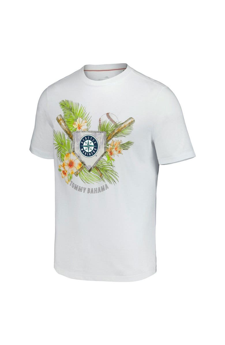 Tommy Bahama Men's Tommy Bahama  White Seattle Mariners Island League T-Shirt, Alternate, color, White