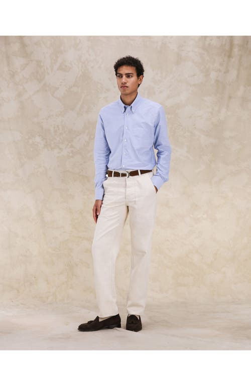 Fortela Costes Classic Cotton Shirt In Blue