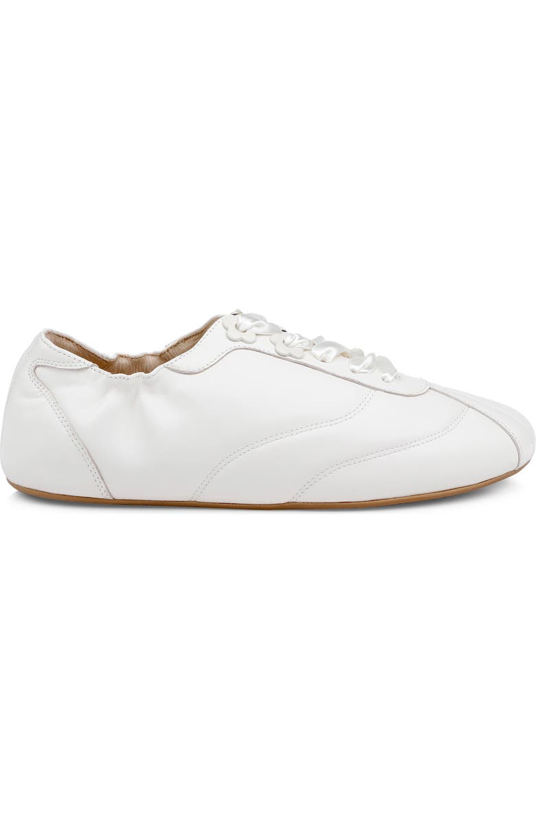 Badgley Mischka Collection Wilmott Sneaker, Alternate, color, White Leather