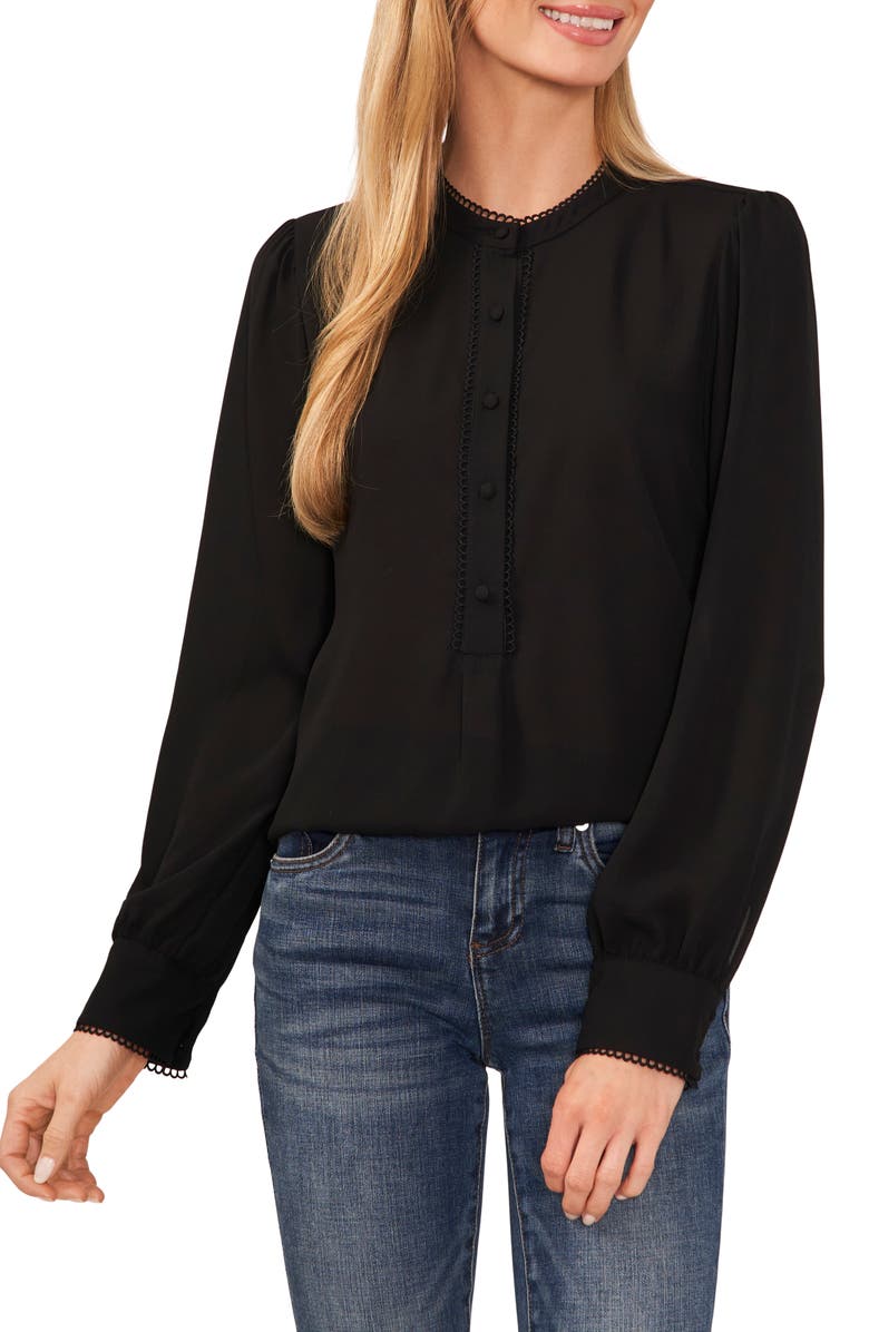 CeCe Circle Trim Shirt, Main, color,