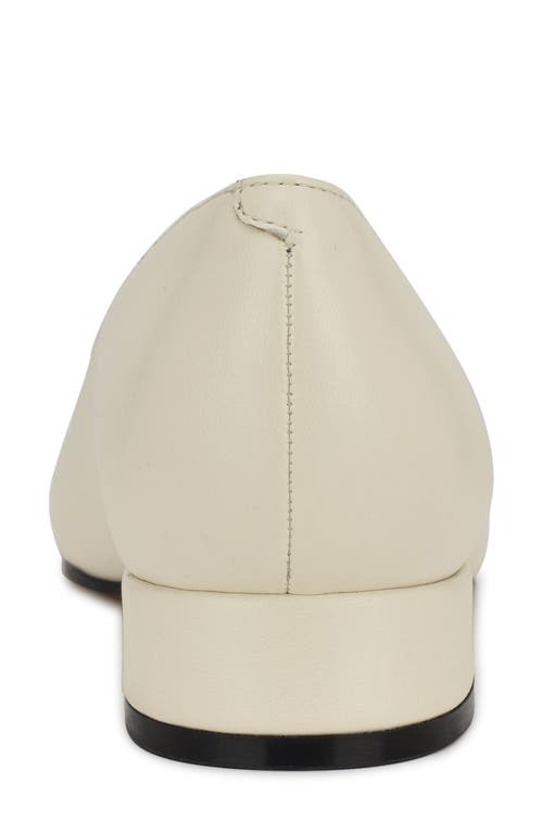 Nine West Works Square Toe Pump In Chic Cream