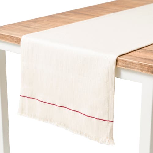 Olive And Linen Olive & Linen Heritage Table Runner In Neutral