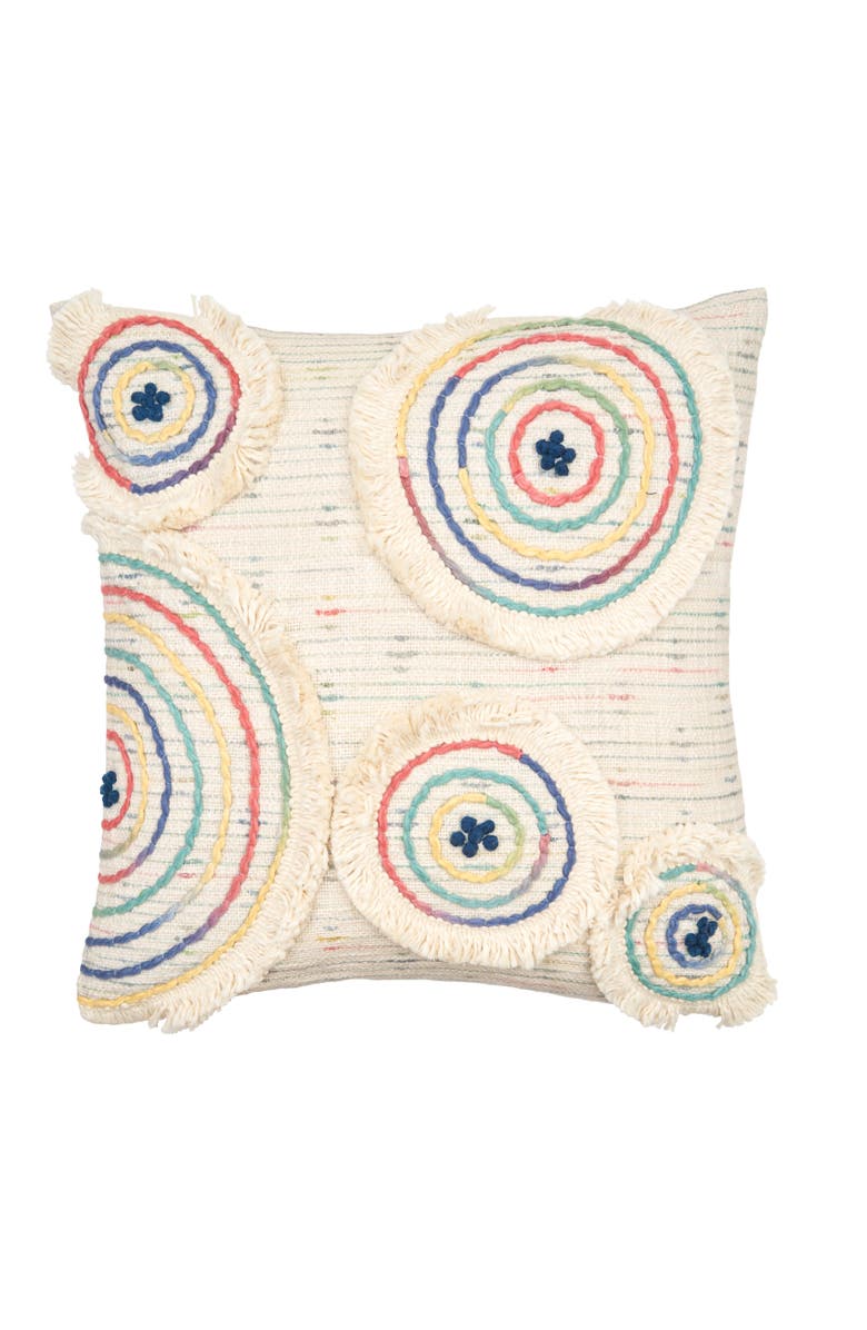 carol & frank Harwin Pillow, 18" x 18", Main, color, White
