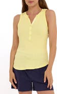 Threads 4 Thought Akia Feather Ribbed Henley Tank