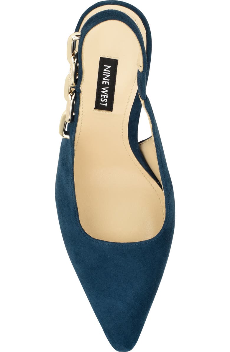 Nine West Veroni Slingback Pointed Toe Pump, Alternate, color, Dbl01