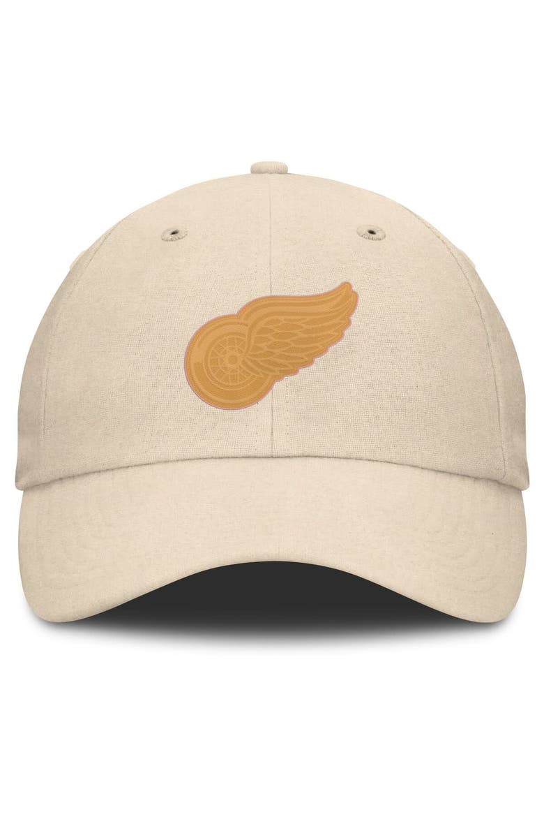 Men's Fanatics Tan Detroit Red Wings Front Office Canvas Adjustable Hat, Alternate, color, Tan