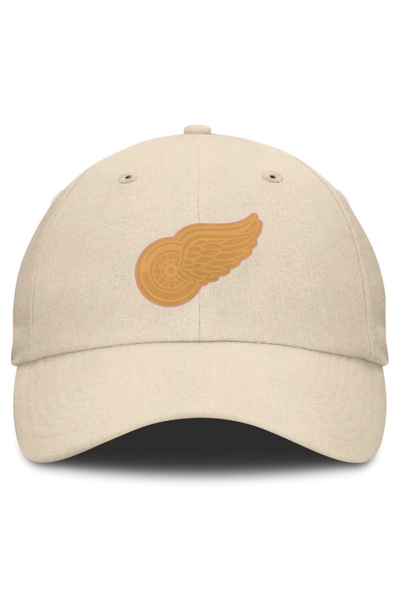 FANATICS Men's Fanatics Tan Detroit Red Wings Front Office Canvas Adjustable Hat, Alternate, color, Tan
