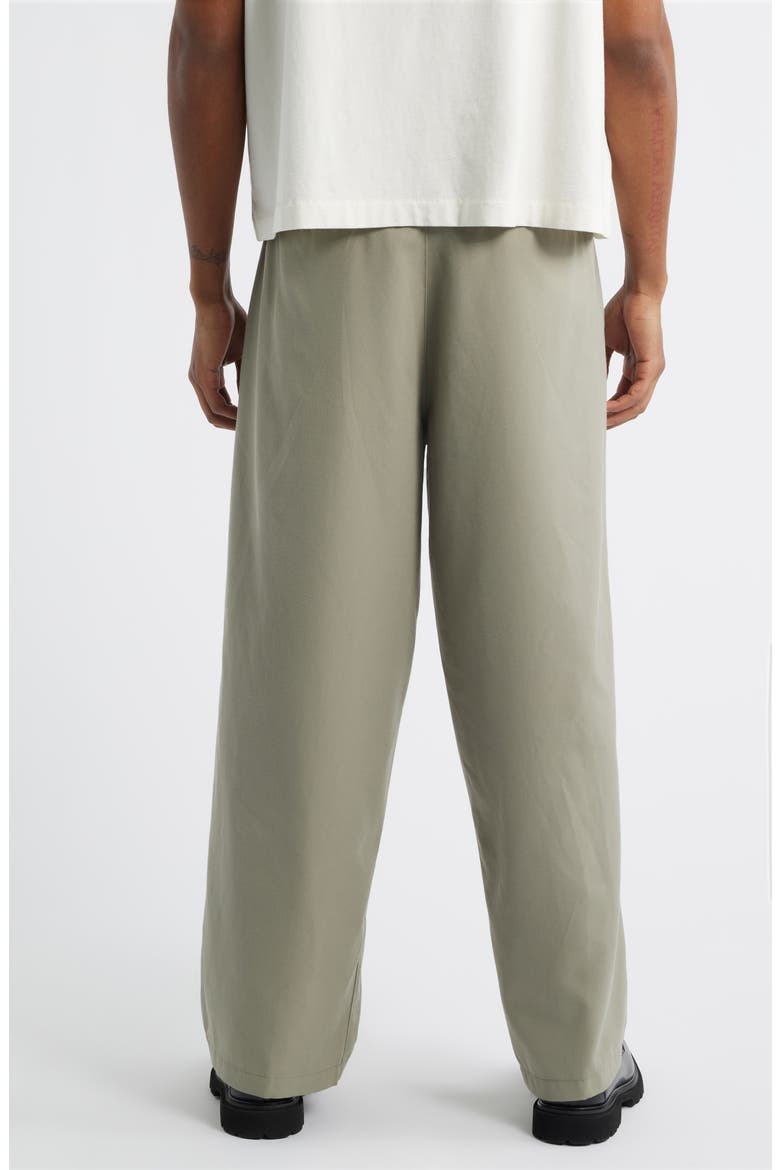 Otis Pleated Twill Pants, Alternate, color, DRIED SAGE