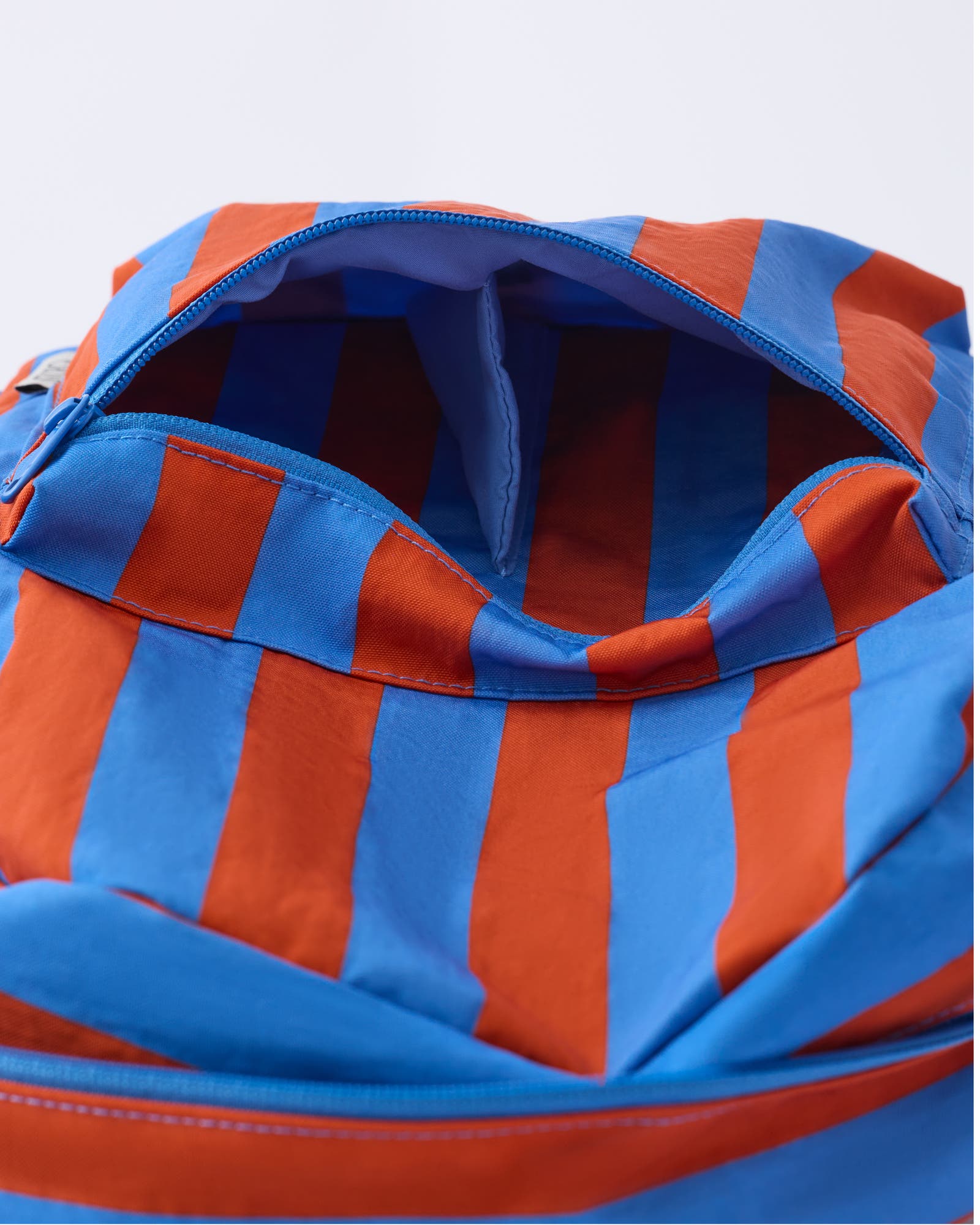 Cool Kid Backpack, Alternate, color, Blue Rust Stripe