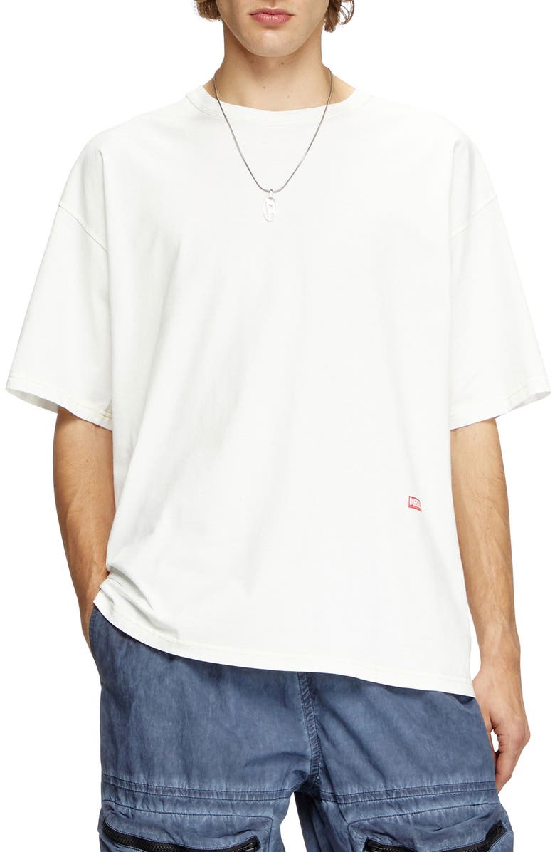 DIESEL<sup>®</sup> T-Boxt R18 T-Shirt, Main, color, Off/ White