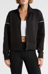 LAYER 8 Archaeo Performance Scuba Knit Top