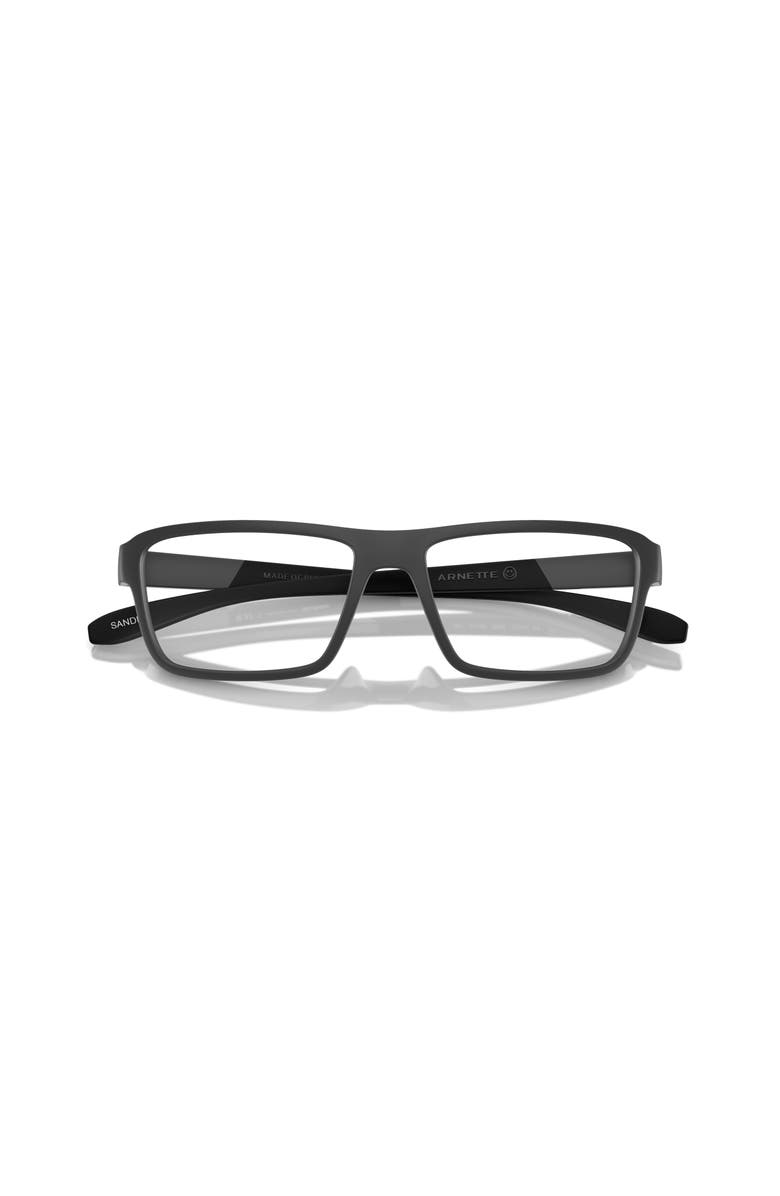 ARNETTE 52mm Rectangle optical glasses, Alternate, color, Grey