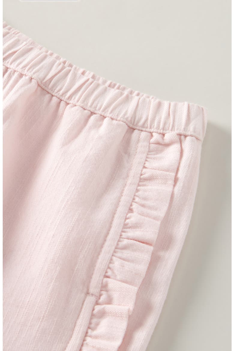 Kids' Ruffle Shorts, Alternate, color, PINK BALM