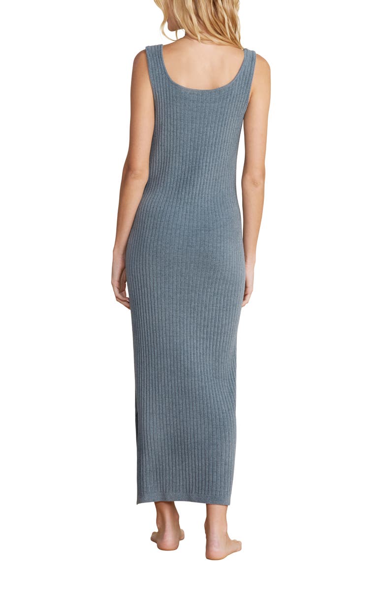 Barefoot Dreams<sup>®</sup> CozyChic<sup>®</sup> Ultra Lite<sup>®</sup> Rib Square Neck Midi Dress, Alternate, color, Blue Cove