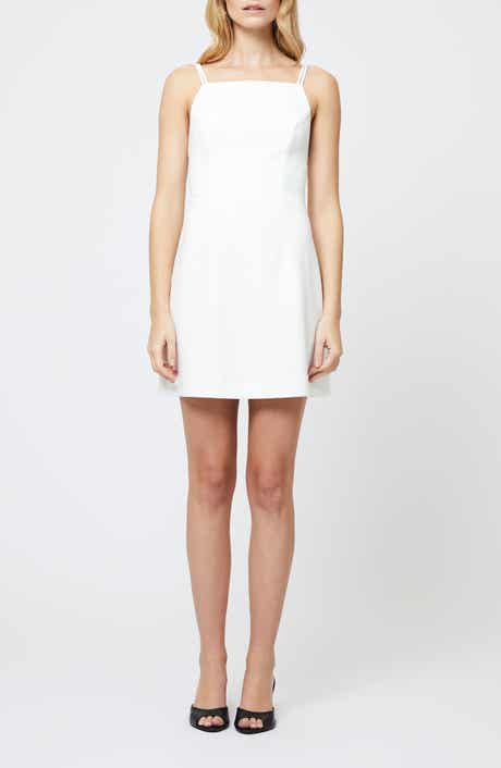 French Connection Whisper Square Neck Minidress