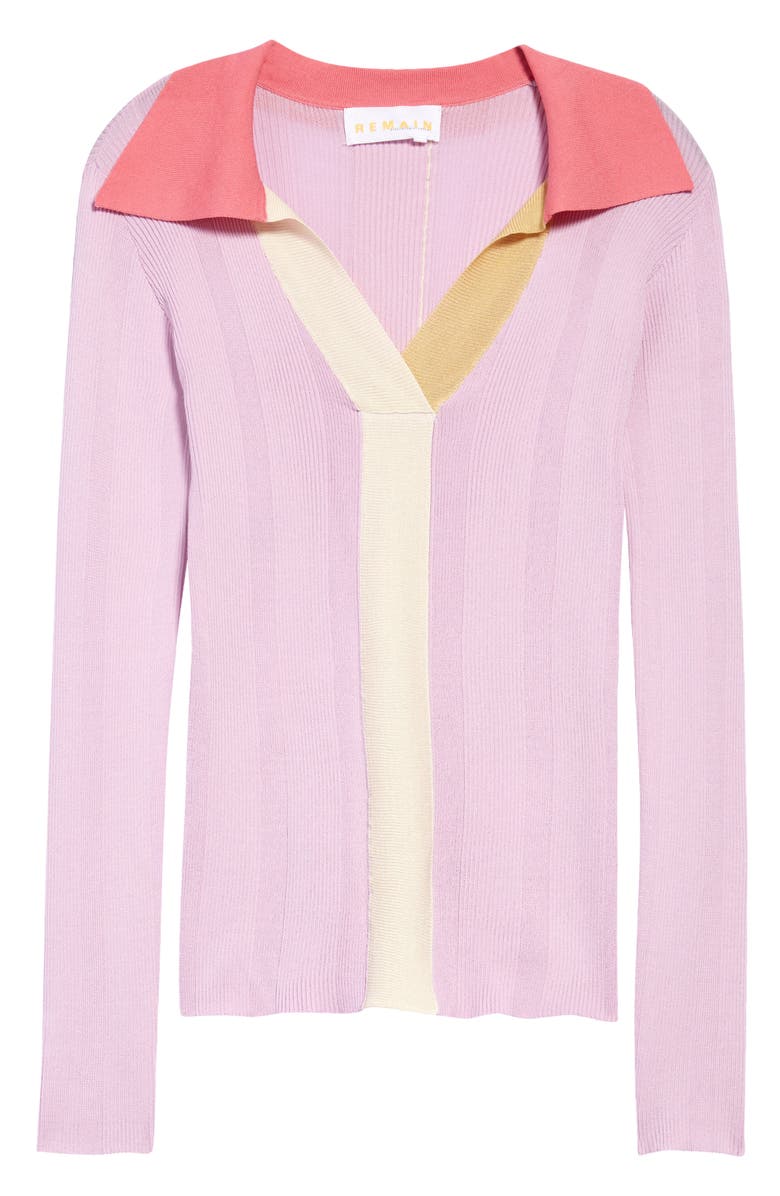 REMAIN Birger Christensen Joy Long Sleeve Top, Main, color, 