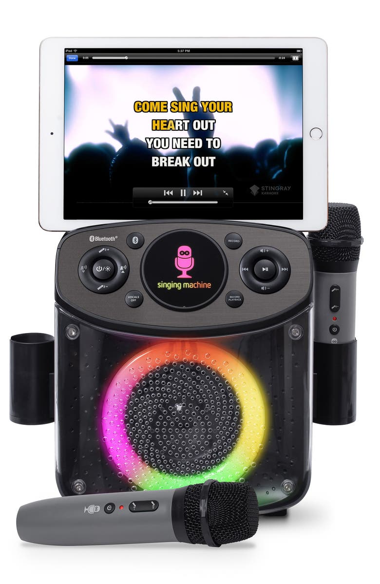 Singing Machine Mini Sparkle Bluetooth Karaoke Machine, Alternate, color,