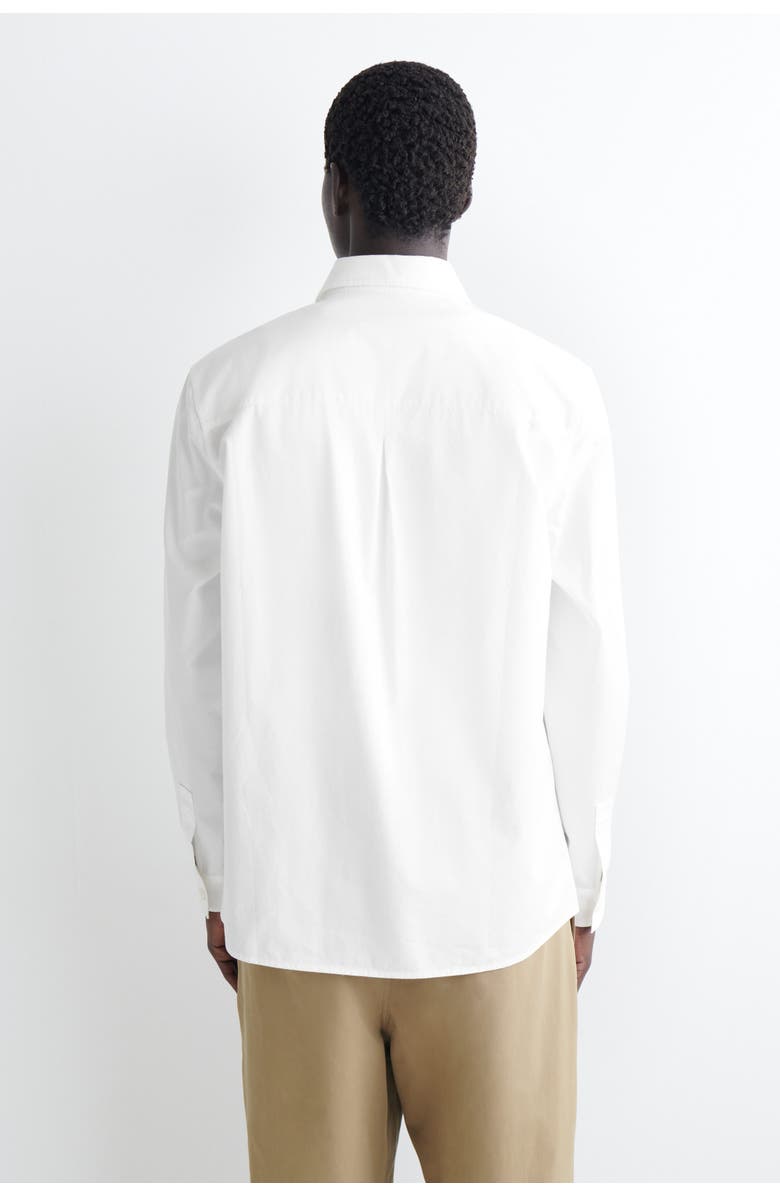 COS Slim Pocket-detail Pima Cotton Shirt, Alternate, color, White