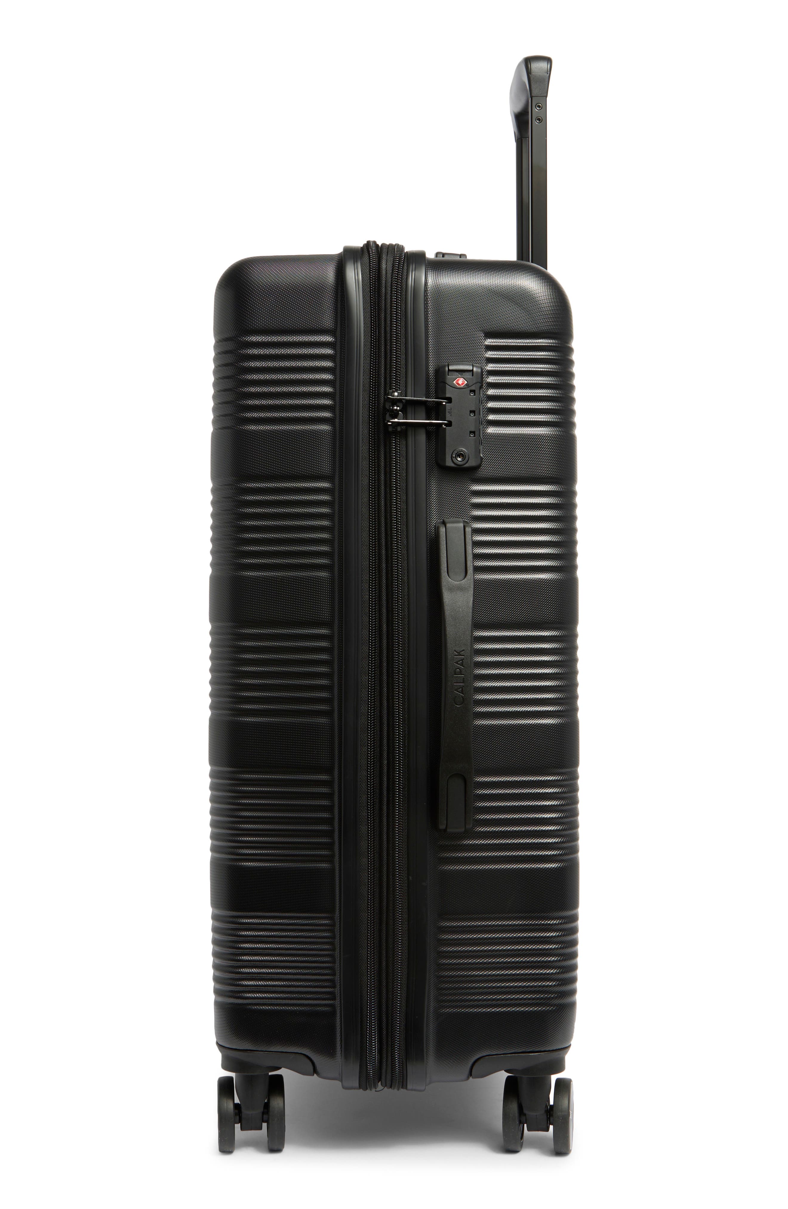 CALPAK Indio 24-Inch Hardside Spinner Luggage, Alternate, color, Black