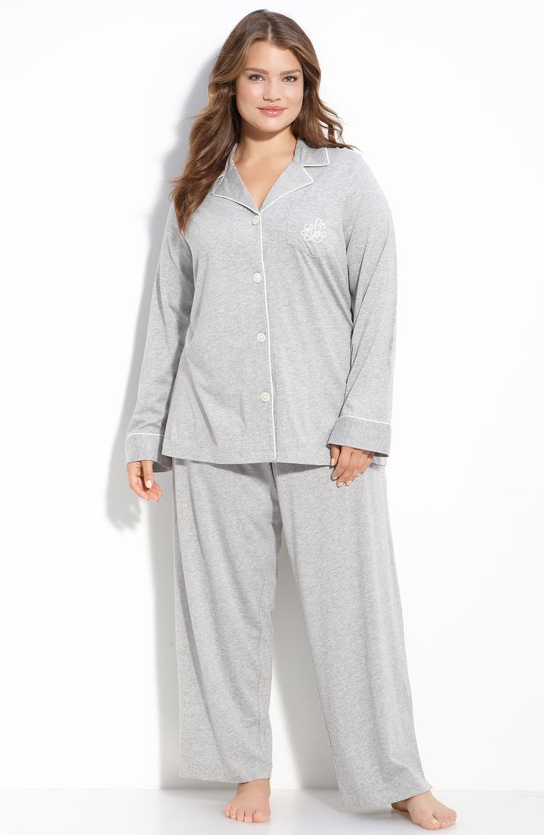 Lauren Ralph Lauren Knit Pajamas, Main, color, 