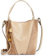 Chloé Small Chloé Spin Leather & Suede Tote