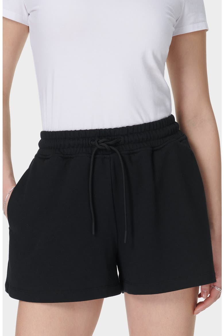 Revive Boxy Shorts Joggers, Main, color, BLACK