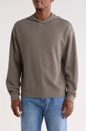 Abound Long Sleeve Boxy Waffle Knit Hoodie