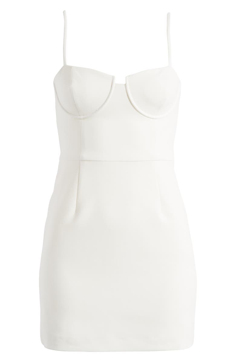 French Connection Corset Minidress, Alternate, color,