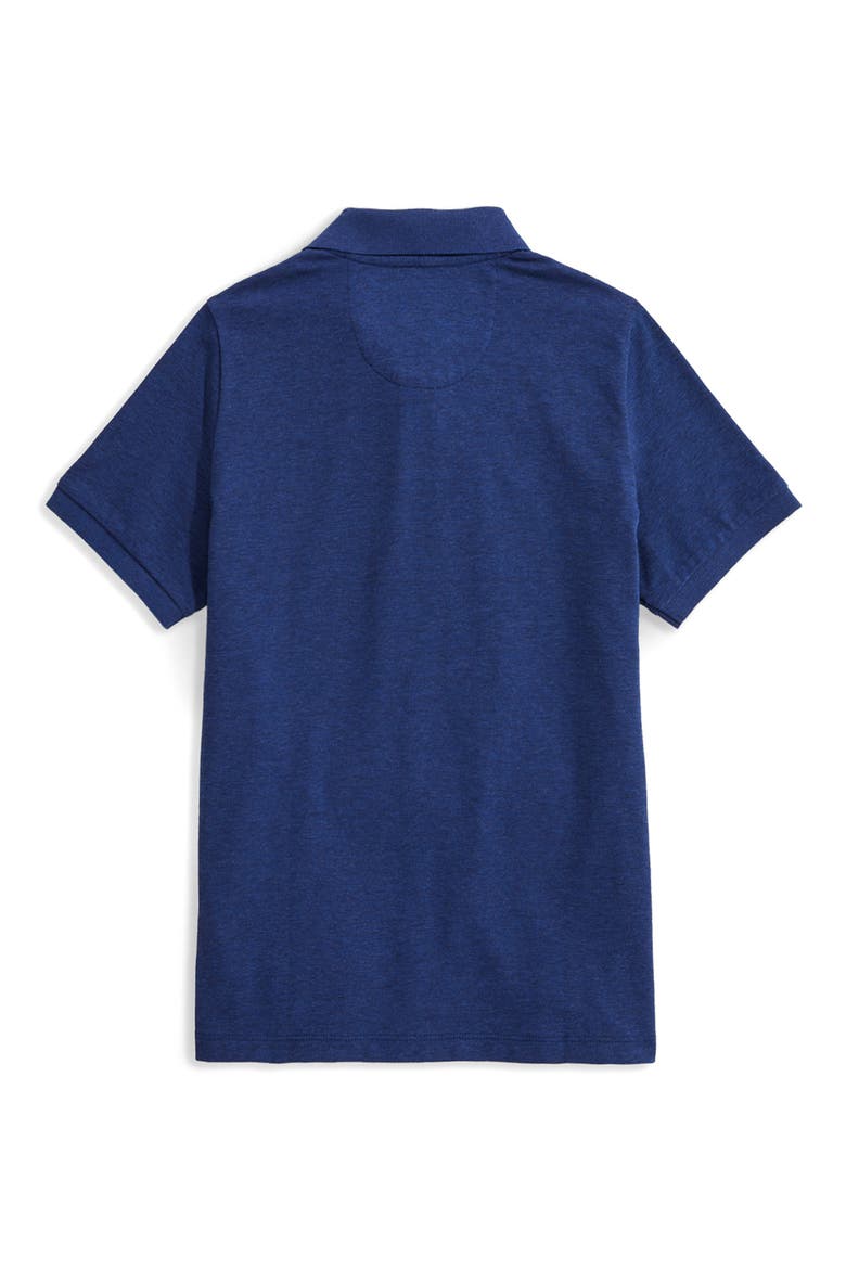 Kids' Edgartown Piqué Performance Polo, Alternate, color, DEEP BAY